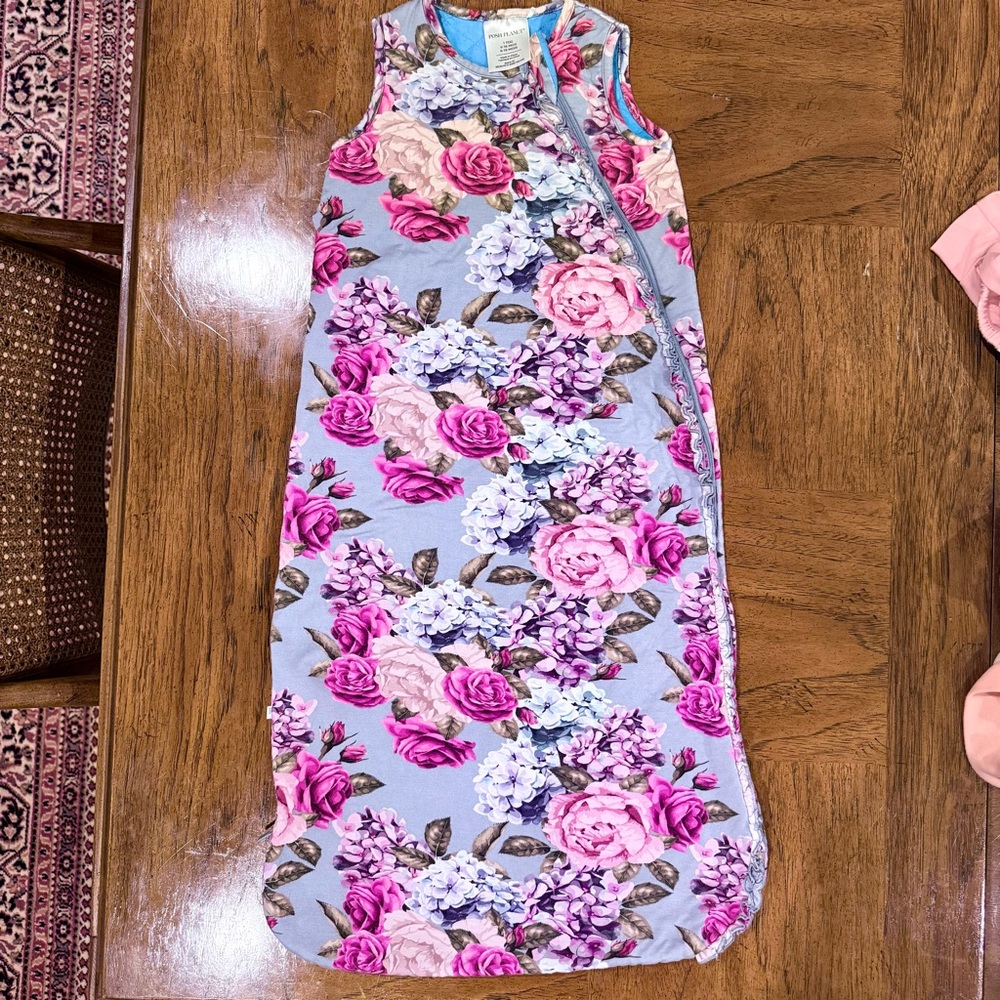 Posh Peanut Sleepsack 6-18 mos 1 TOG floral